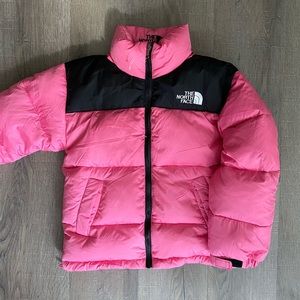 Vintage Children’s pink the north face bubble